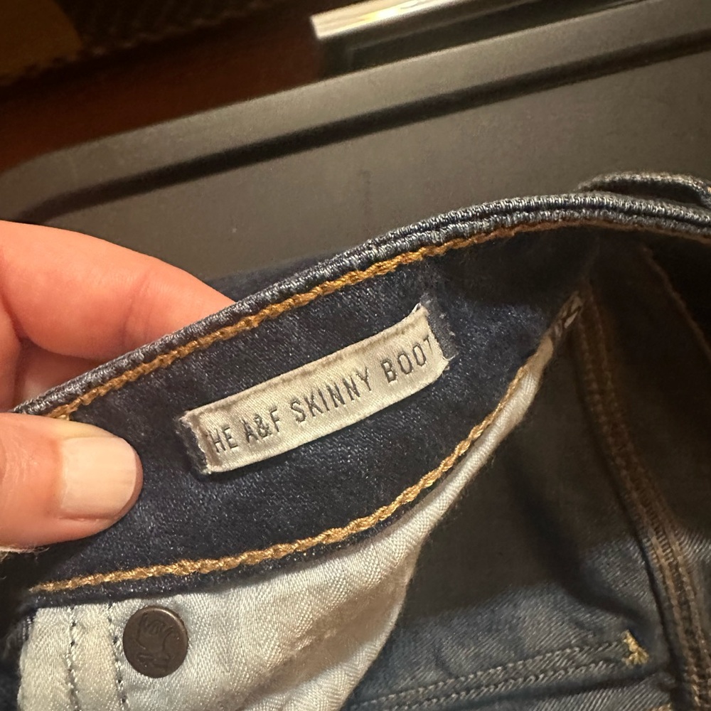 A&F Destroyed Bootcut Jeans - Picture 6 of 6